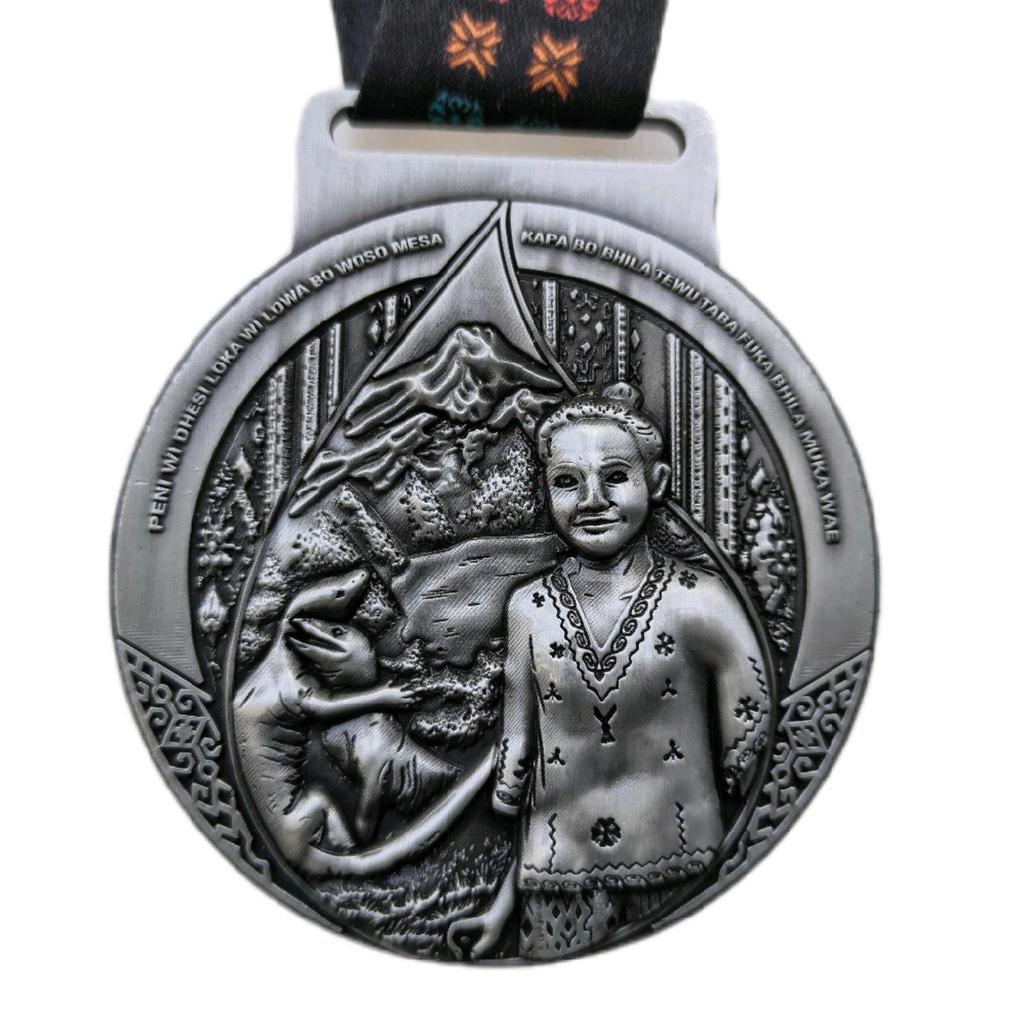 เหรียญวิ่งเฉพาะสําหรับกิจกรรม Jelajah ของ East Virtual Run Independence Running - เหรียญเสร็จสิ้น - 