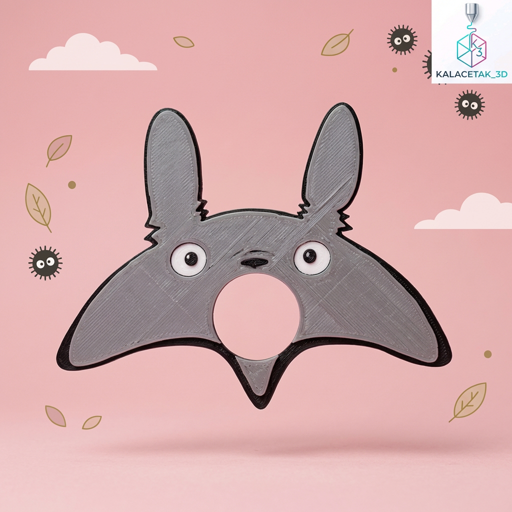 ที่ใส่หน้าหนังสือ Totoro - ที่ใส่หน้าหนังสือสตูดิโอ Ghibli พิมพ์ 3 มิติ