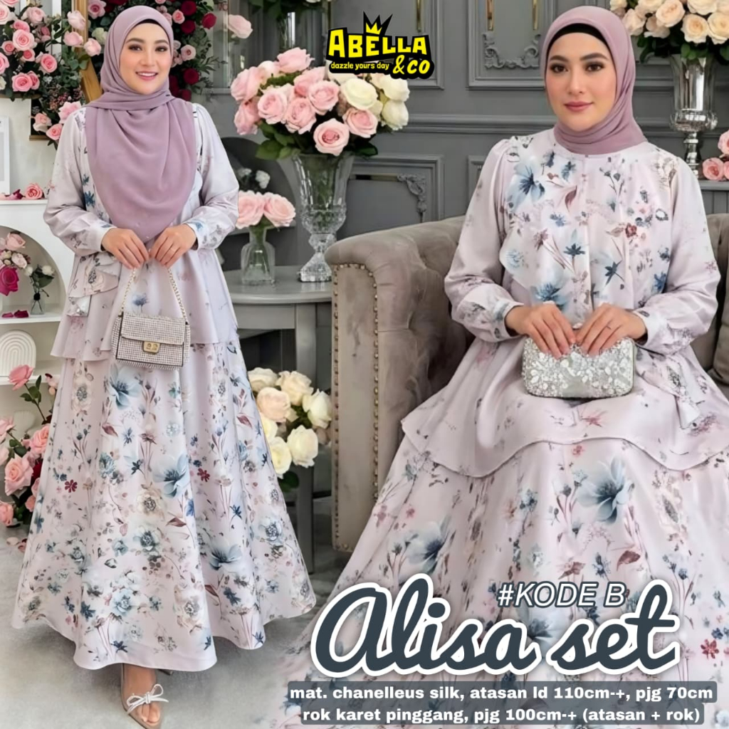 HQ ALISA SET เสื้อผ้าผู้หญิงจาก AbELLA FASHION STORE