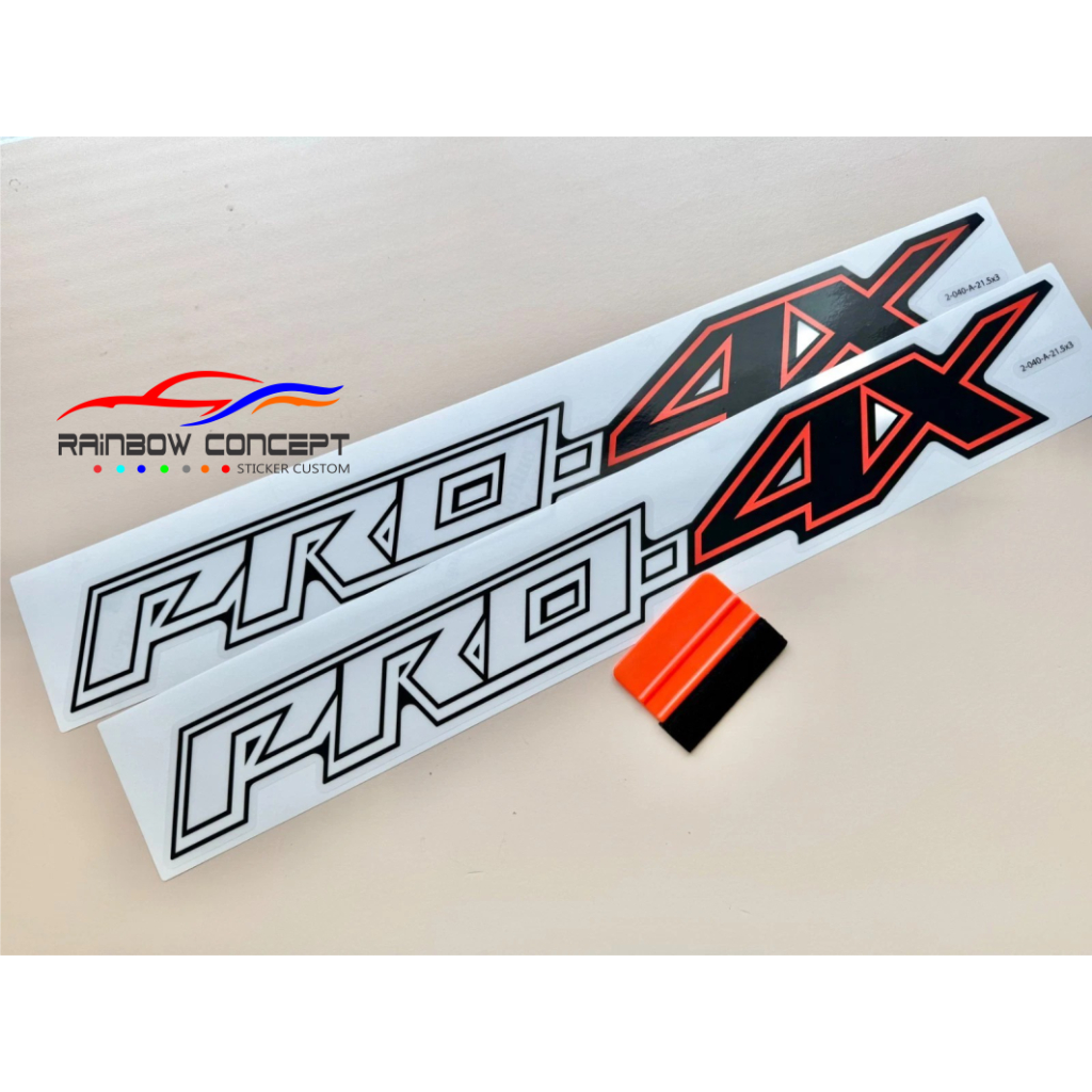 1PCS 4x4 OffRoad หลังการขายสติกเกอร์สติกเกอร์สําหรับ Pro-4X Frontier Titan Premium