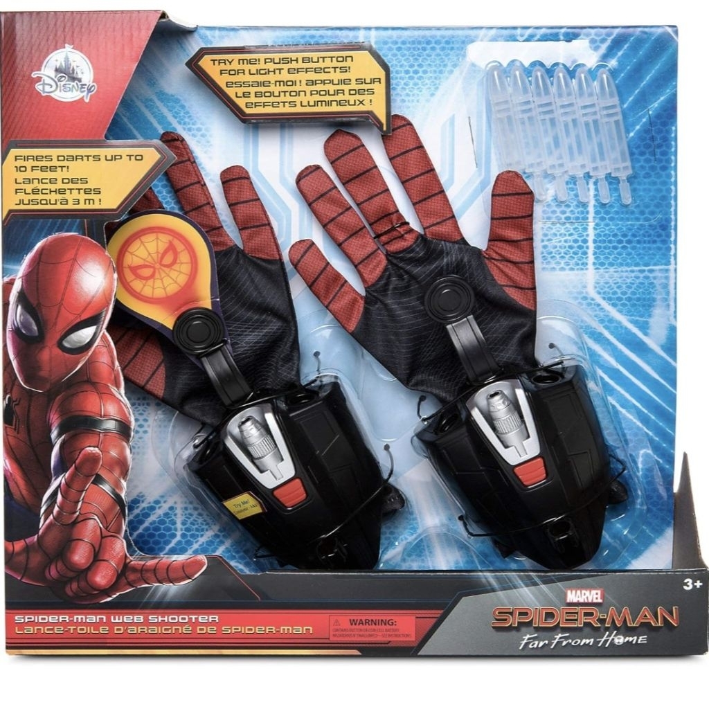 Hong Kong Disneyland Store - Marvel Spider Man Web Shooter Playset (PRELOVED) Kids Webshooter Gloves