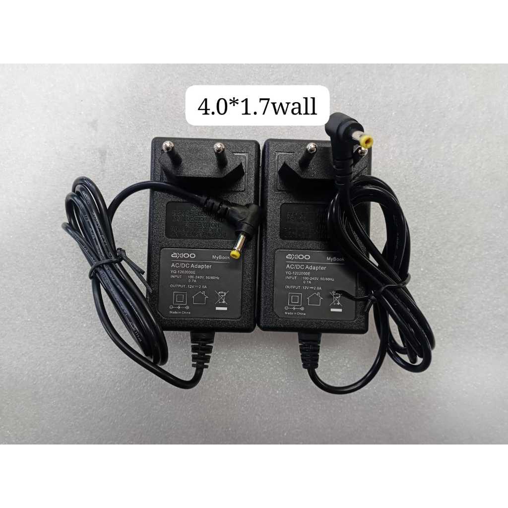 ADAPTER CHARGER CASAN AXI**OO MYBOOK HYPE 1 hype 10 N1469P0ET NBAX23SC04GNR1 12V 2A dc 4.0mm Mybook 