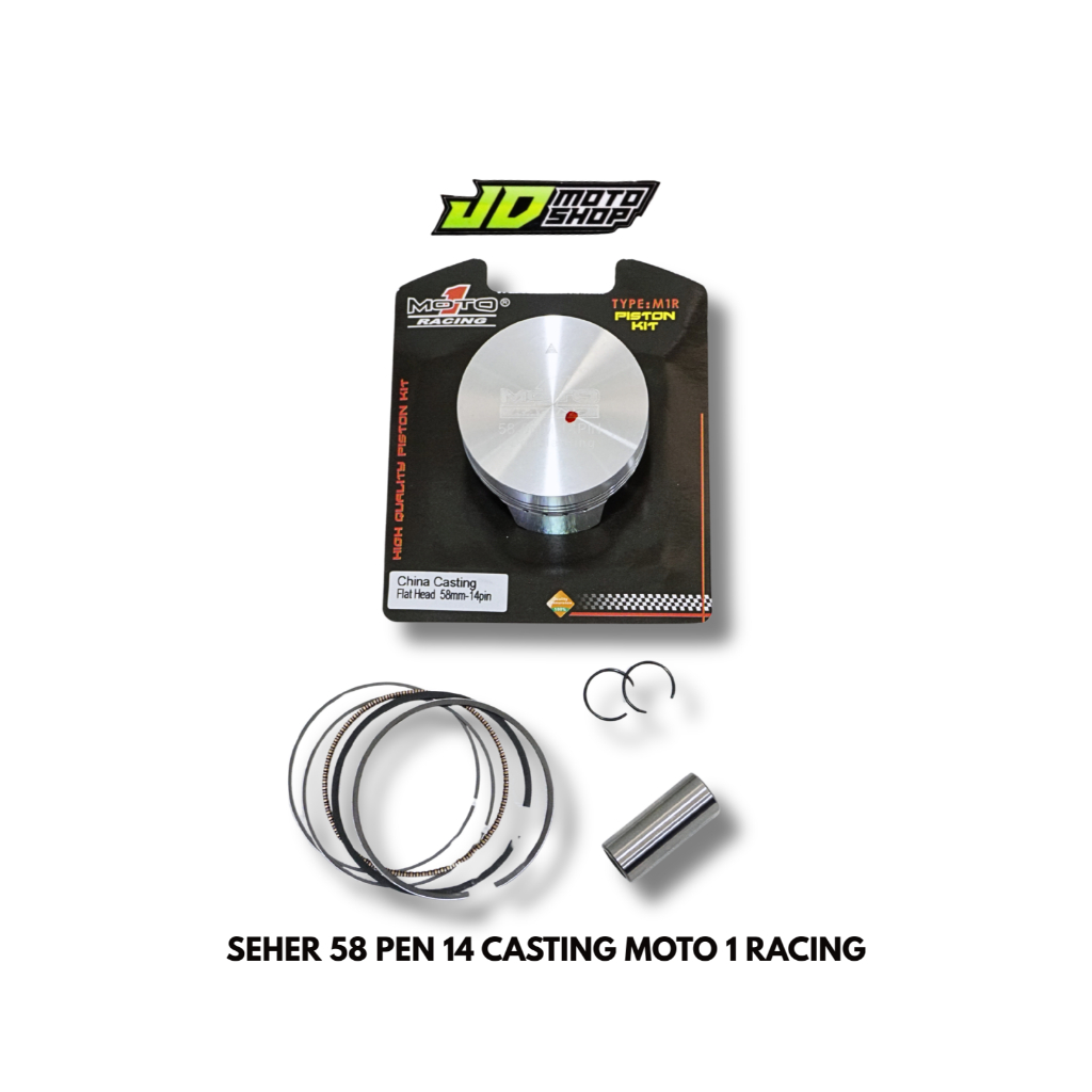 SEHER 58 PEN 14 MOTO 1 RACING PISTON 58 PIN 14 P MOTO1 RACING CASTING MATERIAL