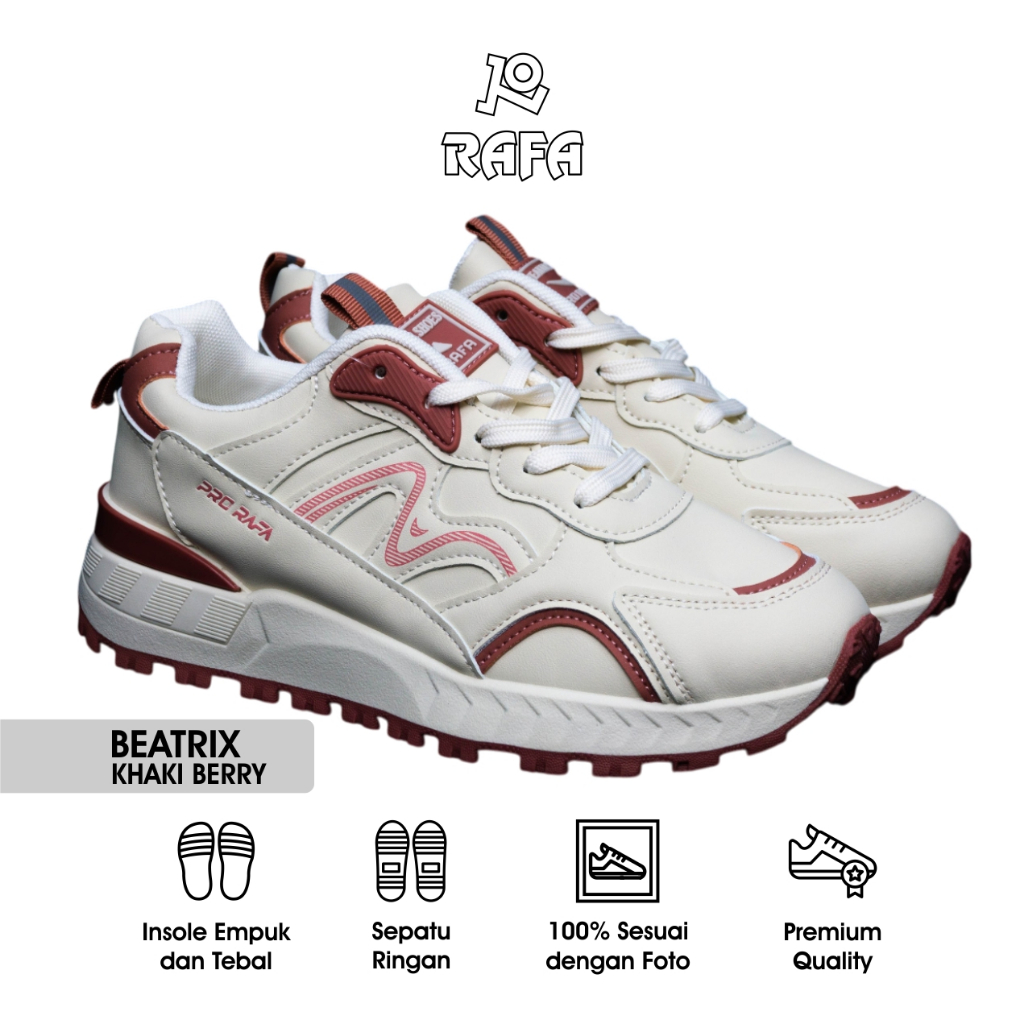 Rafa Betrix รองเท้าผ้าใบ - รองเท้าผ้าใบลําลองผู้หญิง Rafa รองเท้าอินโดนีเซีย