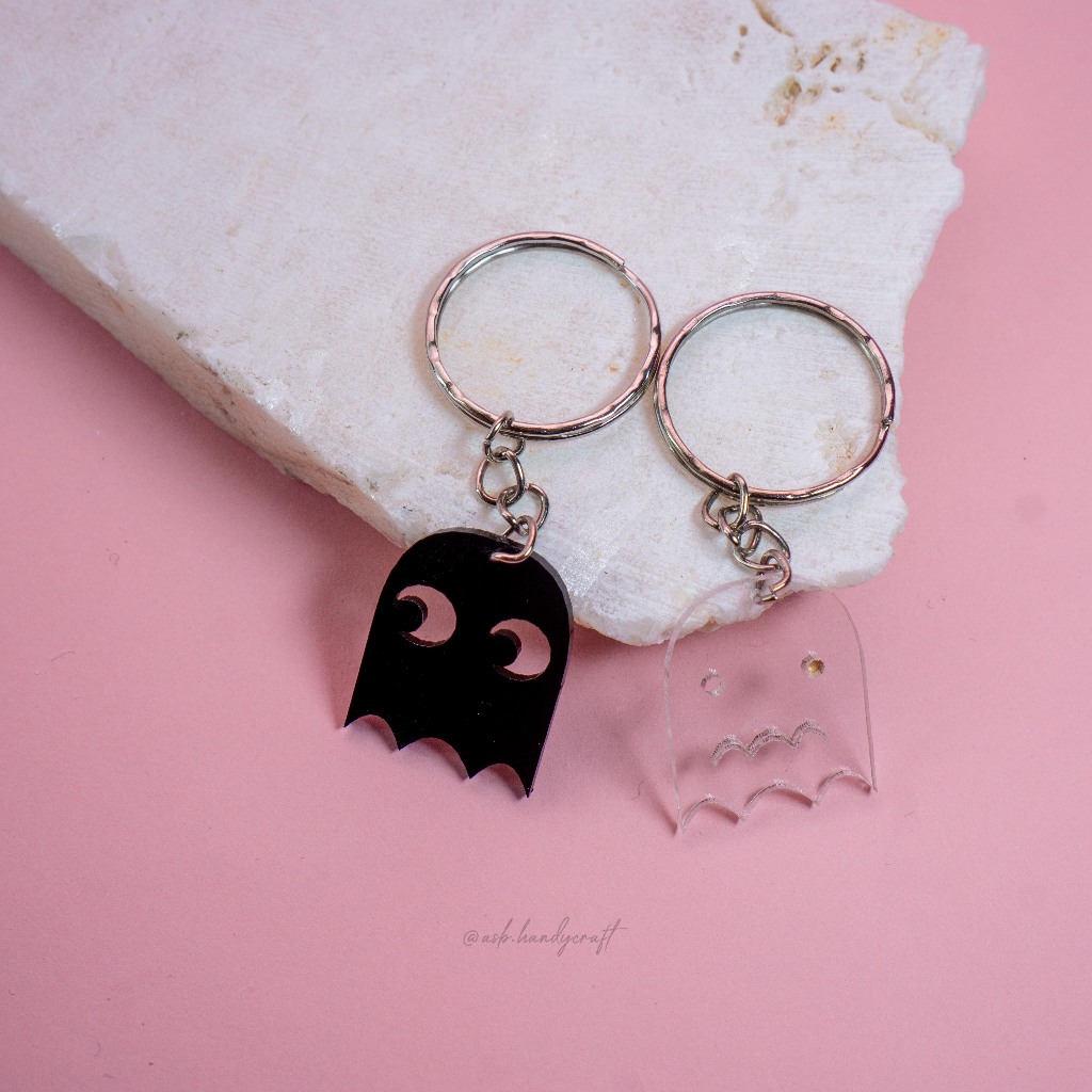 GANTUNGAN [GC001] ASB - พวงกุญแจ Ghost Premium 1 ชิ้น