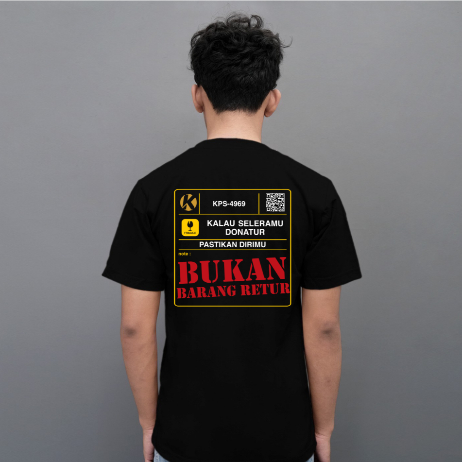 Kepstore Official - If You Taste Donatur T-Shirt - เสื้อยืด Unisex Distro 24s Combed Cotton Word