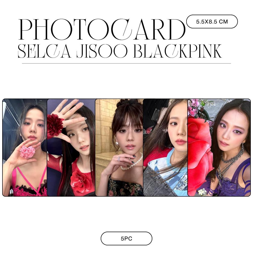HOLOGRAM PHOTOCARD BLACKPINK SELCA JISOO ME 5 ชิ้น การ์ด KPOP ไม่จํากัด JENNIE JISOO LISA ROSE