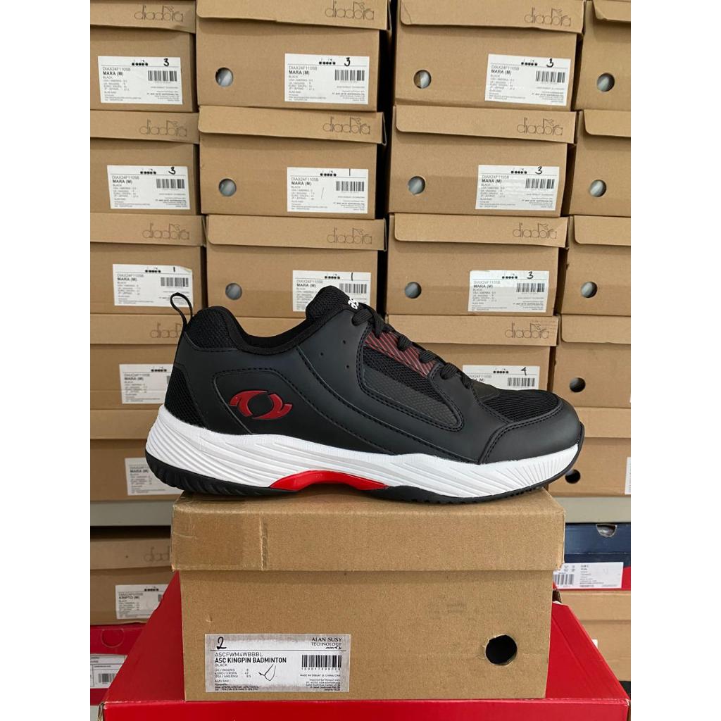 Astec Kingpin Badminton Black Men Shoes Original