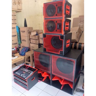 paket  sound sistem 15 inc komplit siap glerr