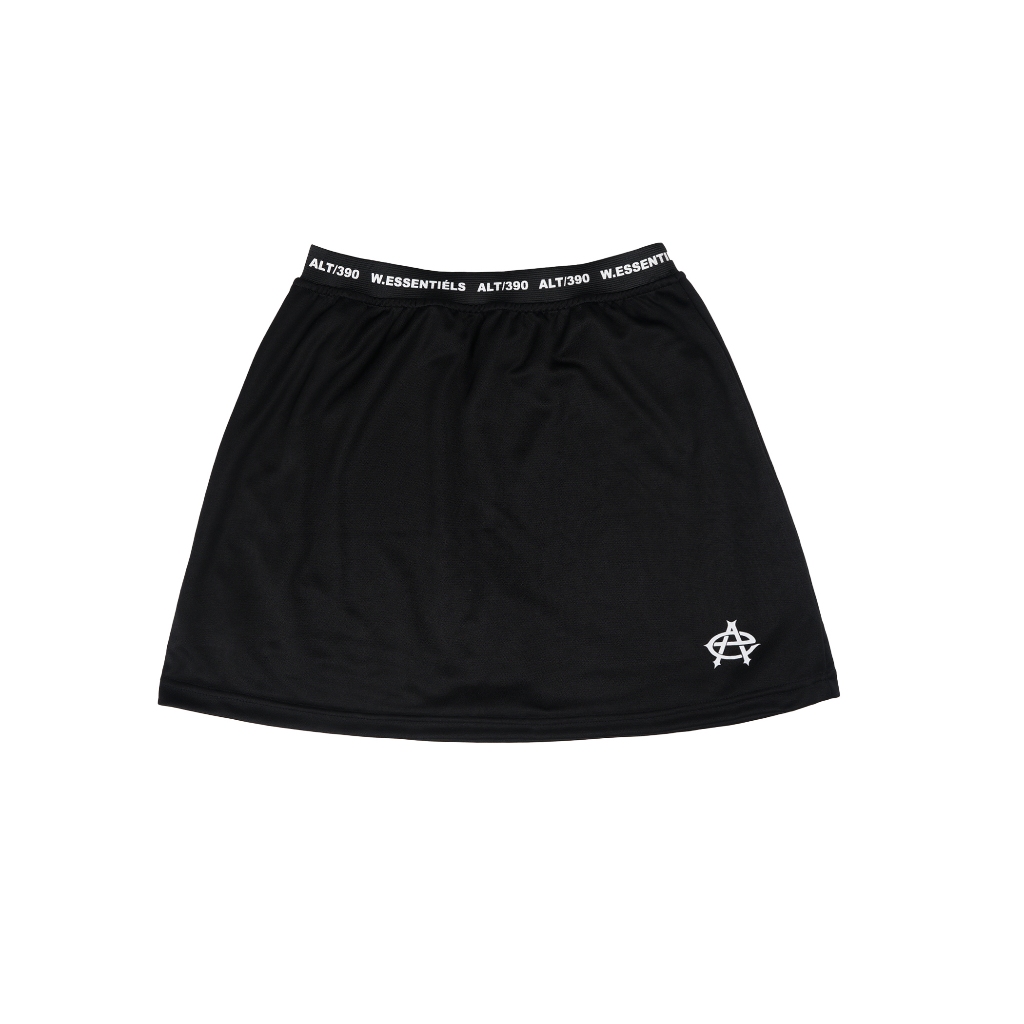 W.Essentials x Alter กระโปรงสั้น Ego Shards of Rune Sports Skirt สีดํา