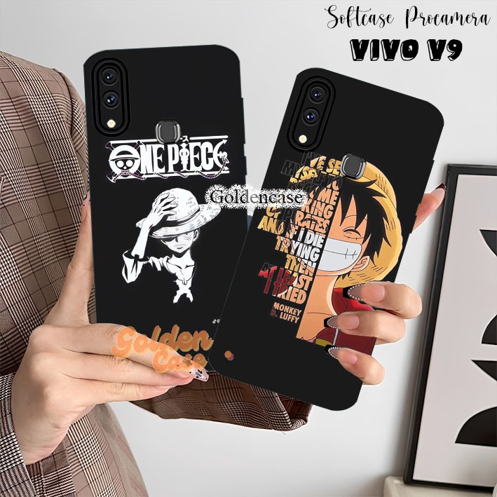Softcase Vivo V9 V7 V7 Plus V5 V5 Plus Luffy Motif One Piece Anime Case Cool Guys อินเทรนด์ Soft Cas