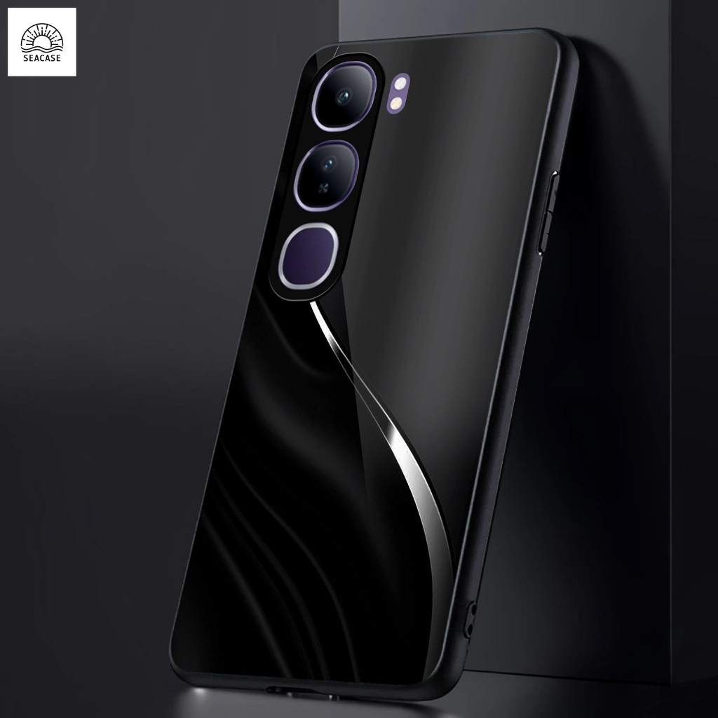 เคส HP SC06 สําหรับ VIVO V40 LITE - Seacase - Softcase Glass Kaca - Hardcase 2D Glossy New 2026 - Se