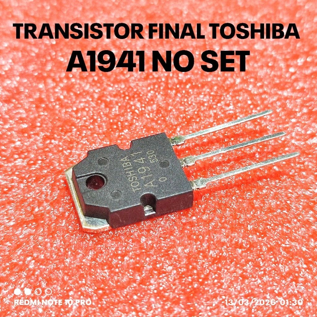 1 TOSHIBA ทรานซิสเตอร์ 2SA1941 A1941 A 1941 เลเซอร์ไม่มีชุด