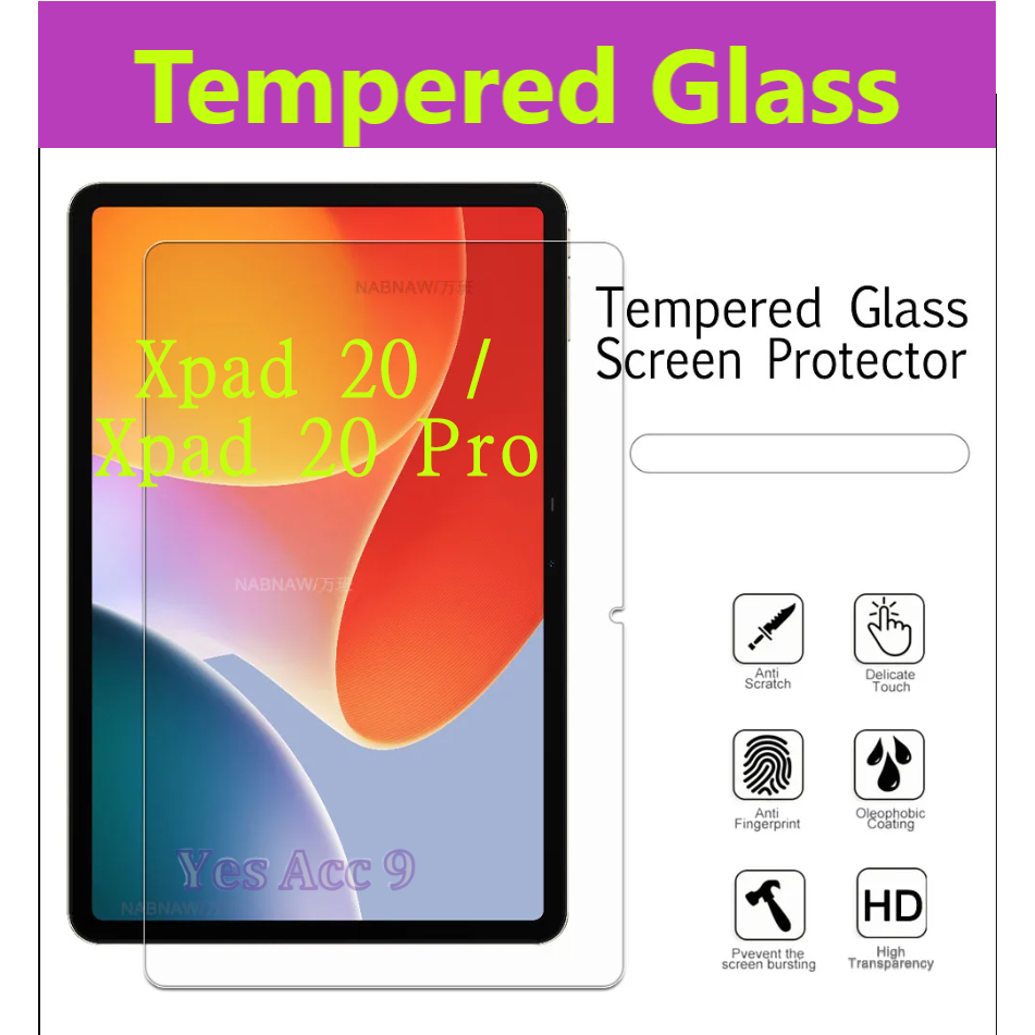 INFINIX XPAD 20 กระจกนิรภัย XPAD 20 PRO แท็บเล็ตป้องกันหน้าจอป้องกันรอยขีดข่วน
