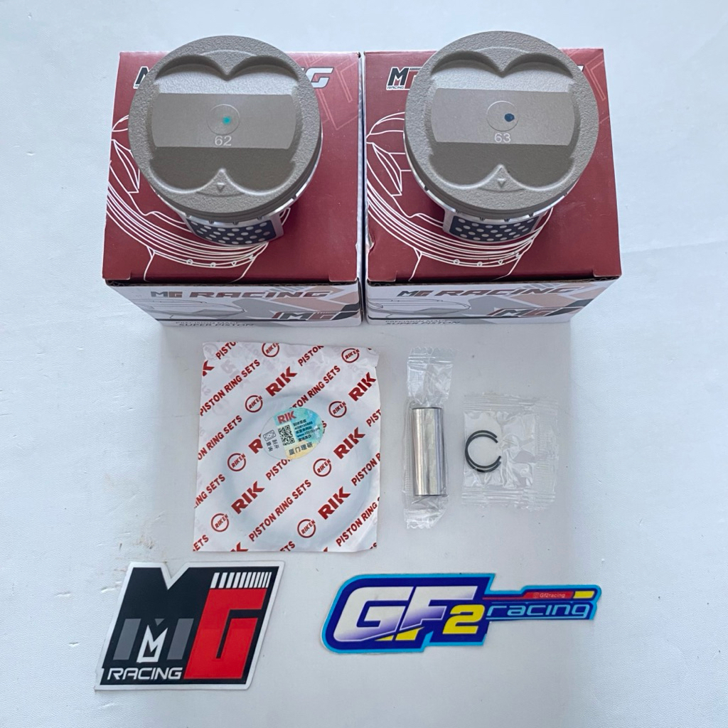 ลูกสูบ mx king 62 63 anodize หล่อ dum mg racing