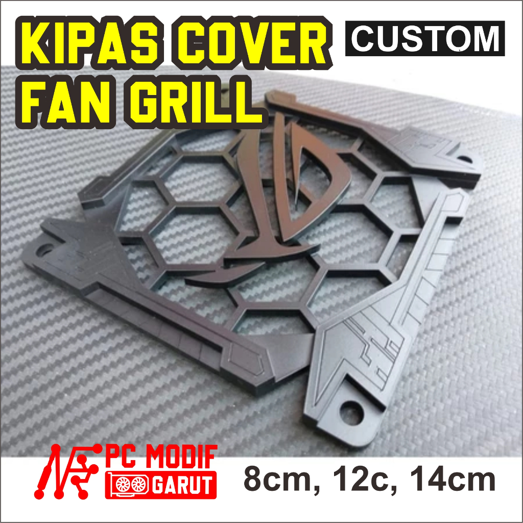 FAN CASE ROG 3D Black Logo 14 CM FAN corsair ฯลฯ