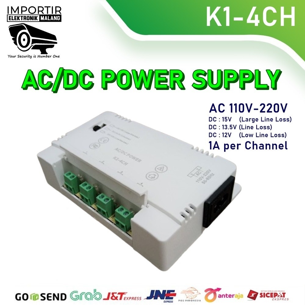 PSU Power Supply 12V 4port & 8port & 16port