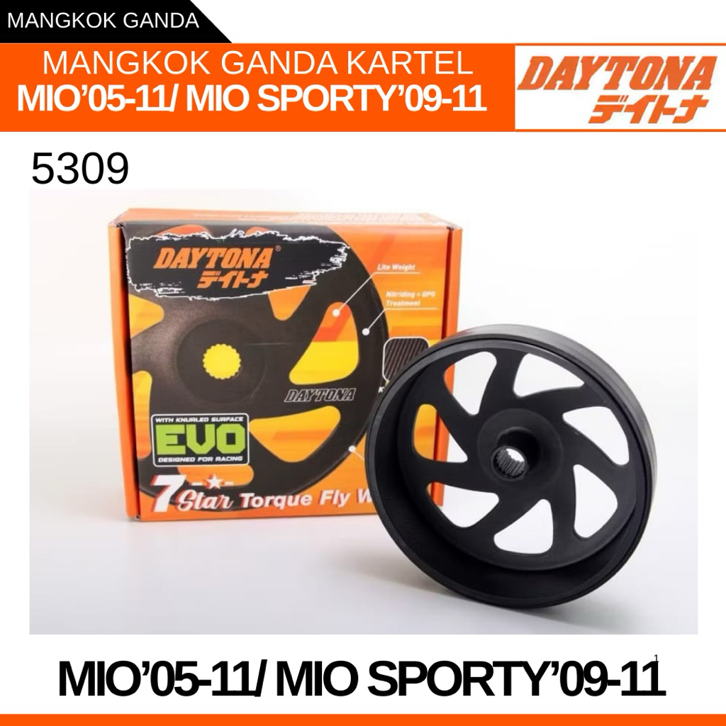 KARTEL BOWL คู่สําหรับ MIO WOMEN05-11/ MIO SPORTY WOMEN09-11 5309 ORIGINAL DAYTONA