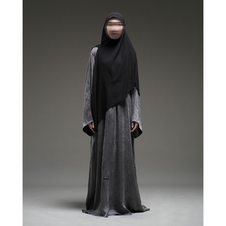 La Lustre Frosty Black Pearl Abaya