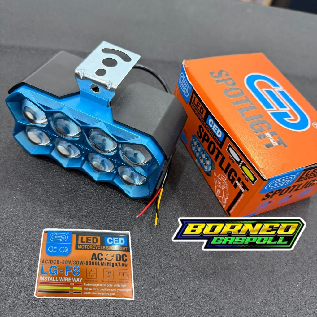 80watt ADDITIONAL รถรถจักรยานยนต์ไฟ CAN BE 12-34 VOLT 80W UNIVERSAL สีขาวสีเหลือง 12V 24V LG SERIES SUPER BRIGHT ราคา ถูกที่สุด ดีลบีเคเค แกลเลอรีภาพที่ 3