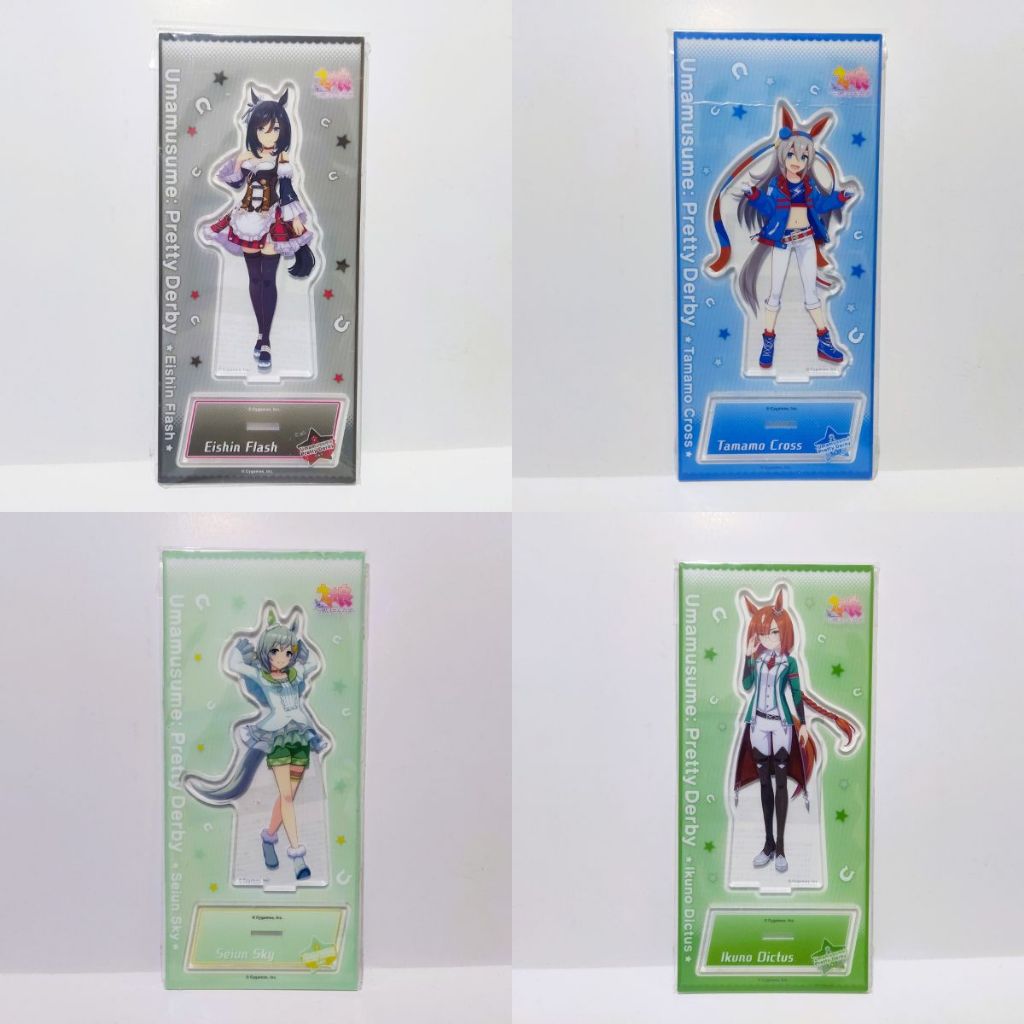 Uma Musume Pretty Derby Acrylic Stand - Eishin Flash / Tamamo Cross / Seisun Sky / Ikuno Dictus
