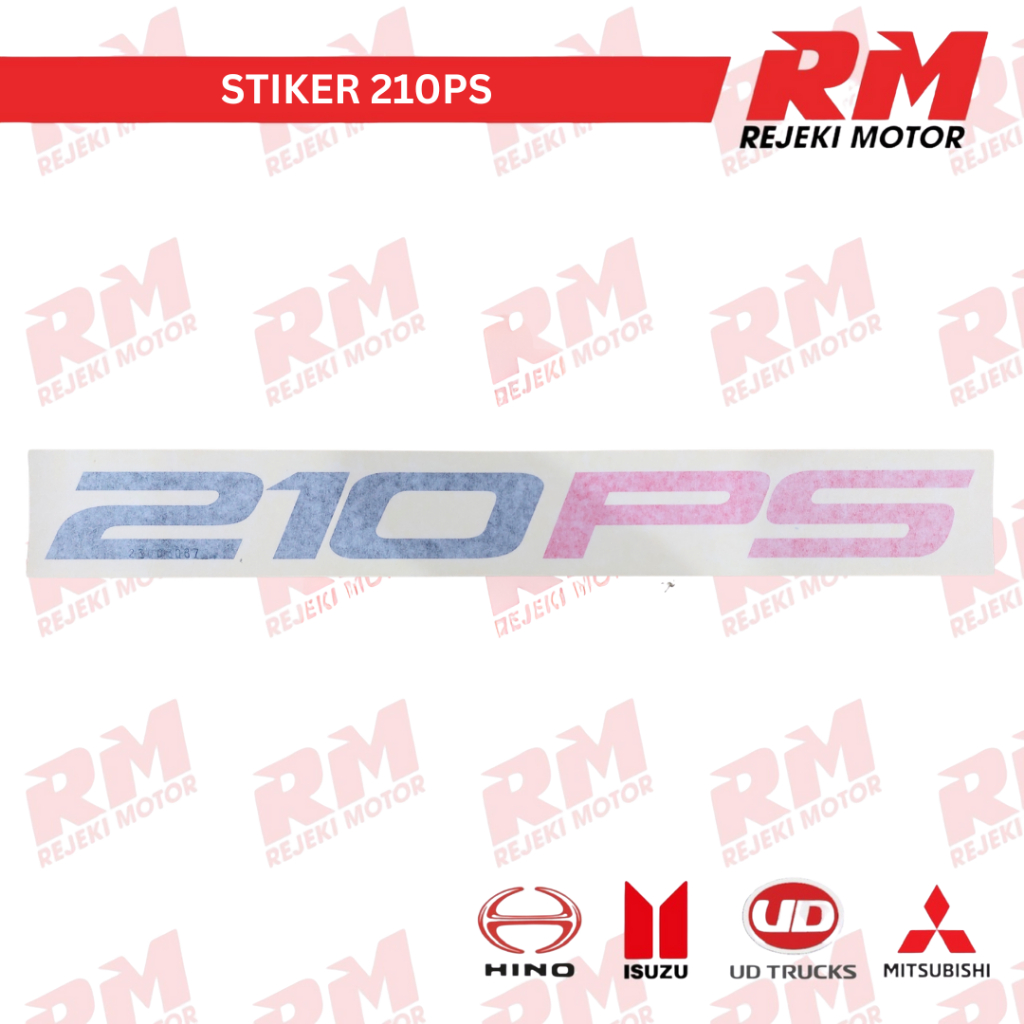 สติ๊กเกอร์ ISUZU "210PS"