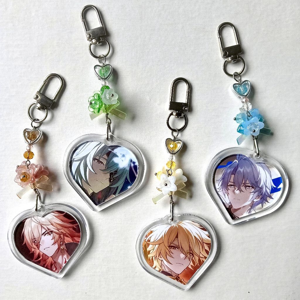 HONKAI STAR RAIL LOVE BEAD CHARM/KEYCHAIN