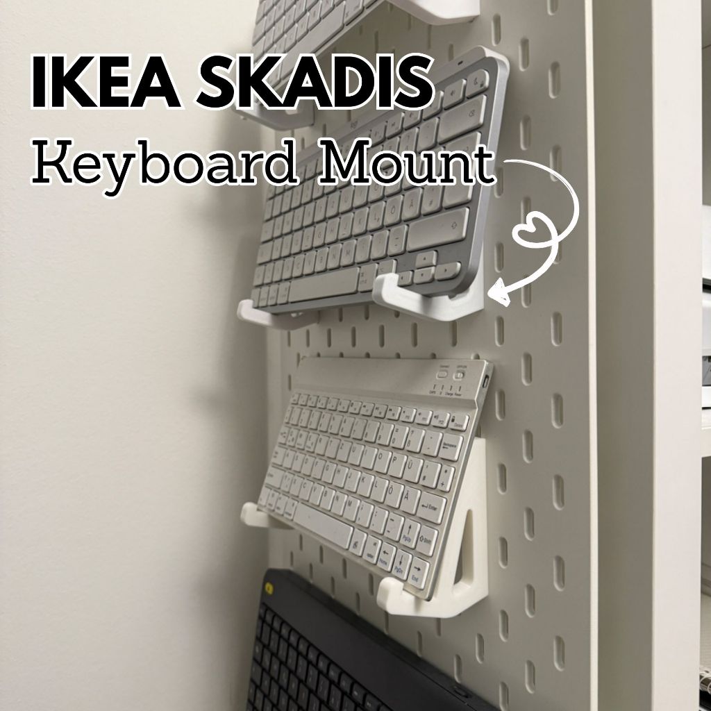 ที่วางคีย์บอร์ด IKEA Skadis | ที่วางคีย์บอร์ด Pegboard Organizer