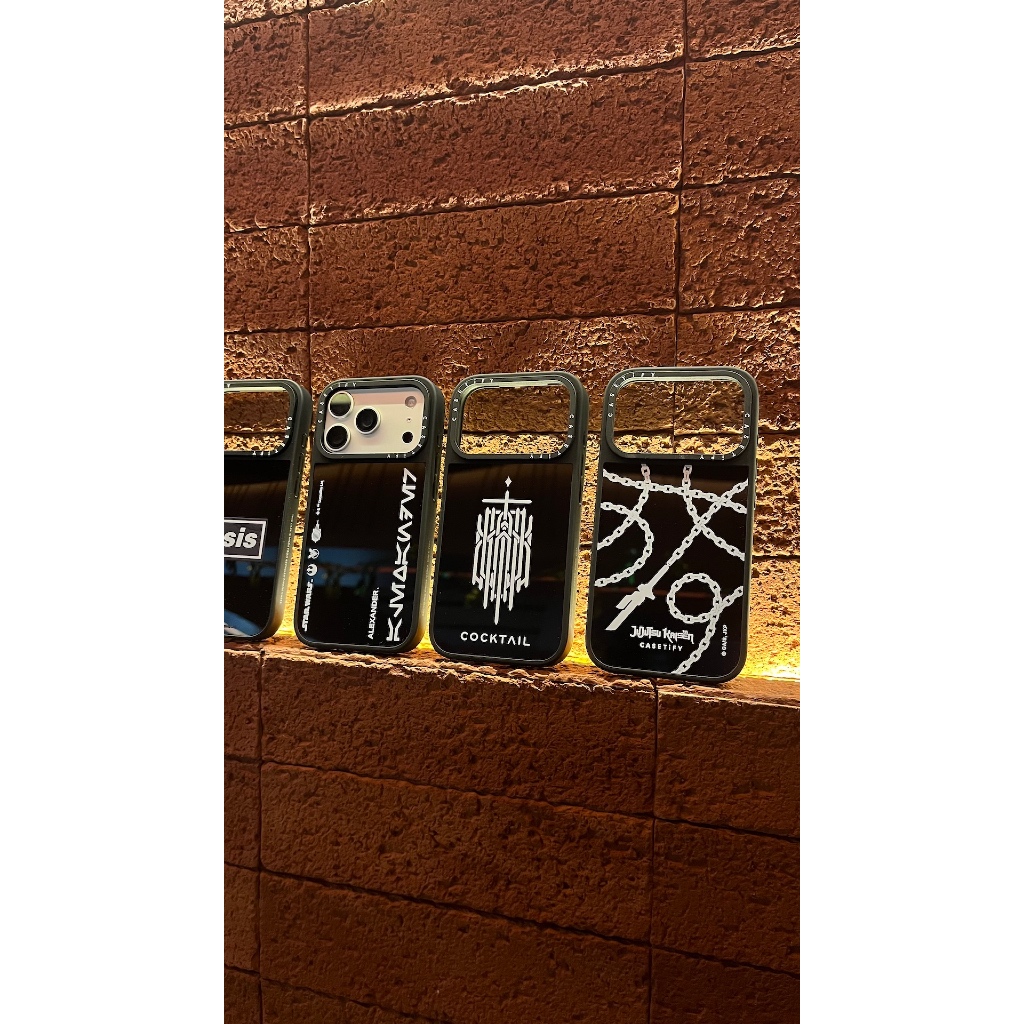 CASETIFY Jujutsu Kaisen เคส iPhone กรอบสีดํา | เคส iPhone 13/14 15/+/pro/pm 16/+/pro/pm 17/pro/pm