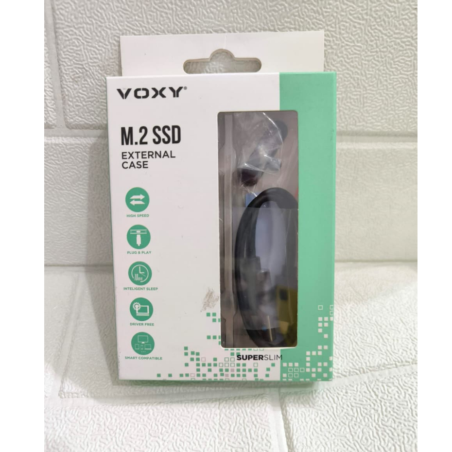 เคสภายนอก ssd nvme + m.2 sata voxy HM801 DUAL M.0 sata และ NVMe