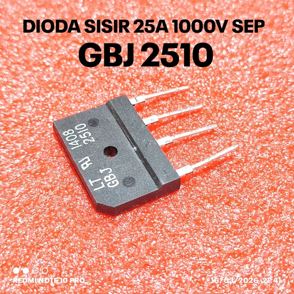 GBJ 2510 RS 2510 COMB DIODE 25A 1000V SEP