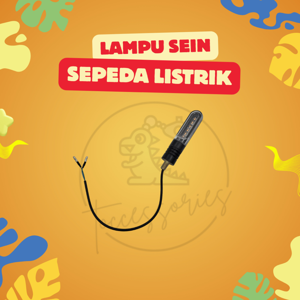 ไฟเลี้ยวจักรยานไฟฟ้า Uwinfly D7S หนึ่งชุด