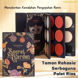 IGOODCO (IG3062) Perona Mata Eye Shadow Pelat Berkilau Matte Bubuk Berkilau