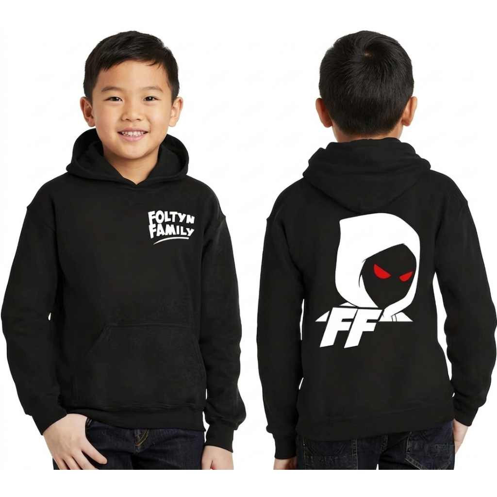 Foltyn Family FF Youtuber Roblox Game เสื้อแจ็คเก็ตมีฮู้ดสําหรับเด็ก