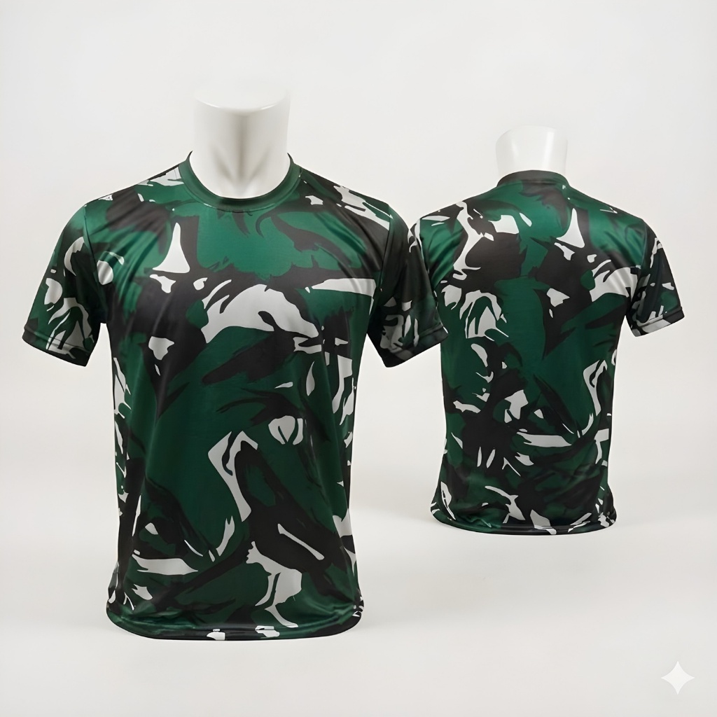 [JEMAR FASHION] เสื้อยืดแขนสั้น Malvinas TNI Camouflage Dry Fit
