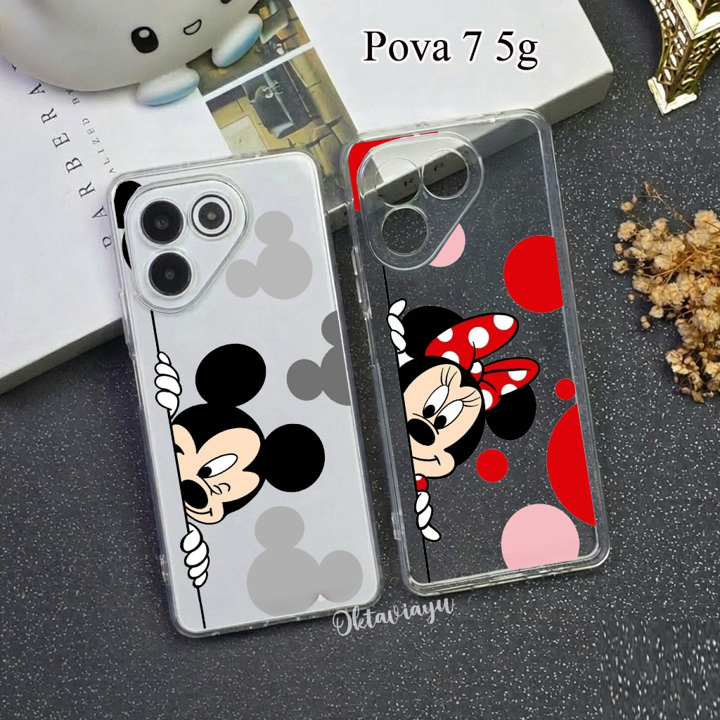 เคสใส Hp Tecno Pova 7 5g 2 Neo 2 6 5 Neo 5 3 5g 4 Pro 6 Pro Camon 40 Spark Go 1 Softcase Custom N 19
