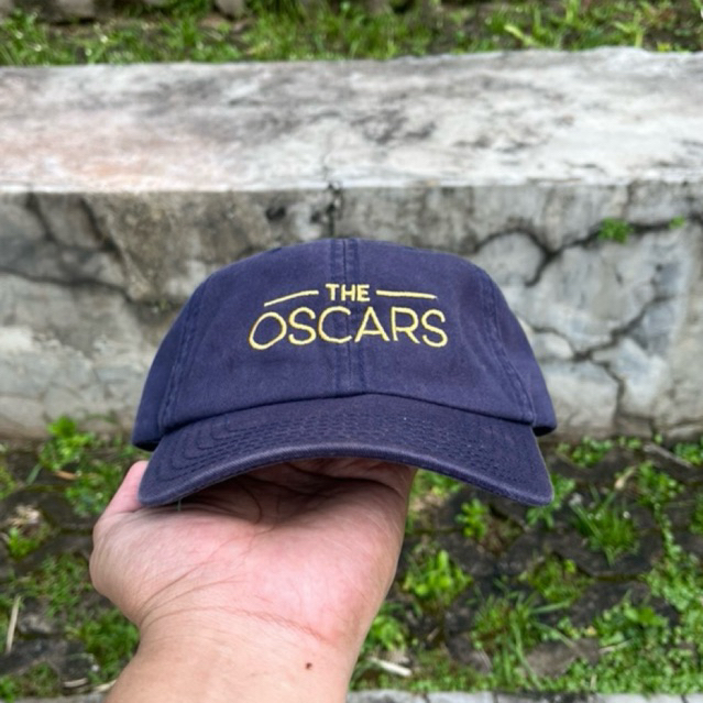 The Oscars ปักโลโก้ Academy Awards หมวกเบสบอลสีกรมท่าปรับได้