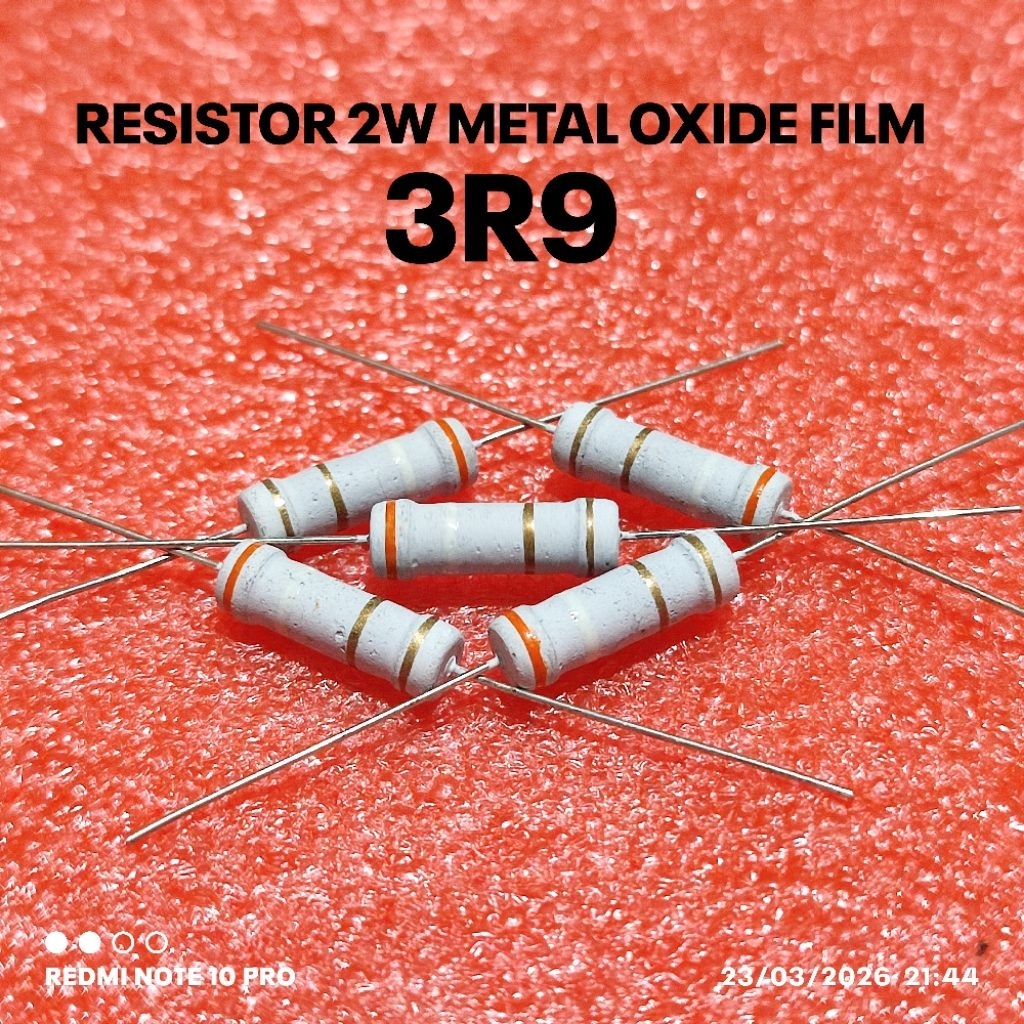 (PER 5 ชิ้น) 2W 2WATT 3R9 3.9R 3.9 OHM CF 5% ROHS RESISTOR