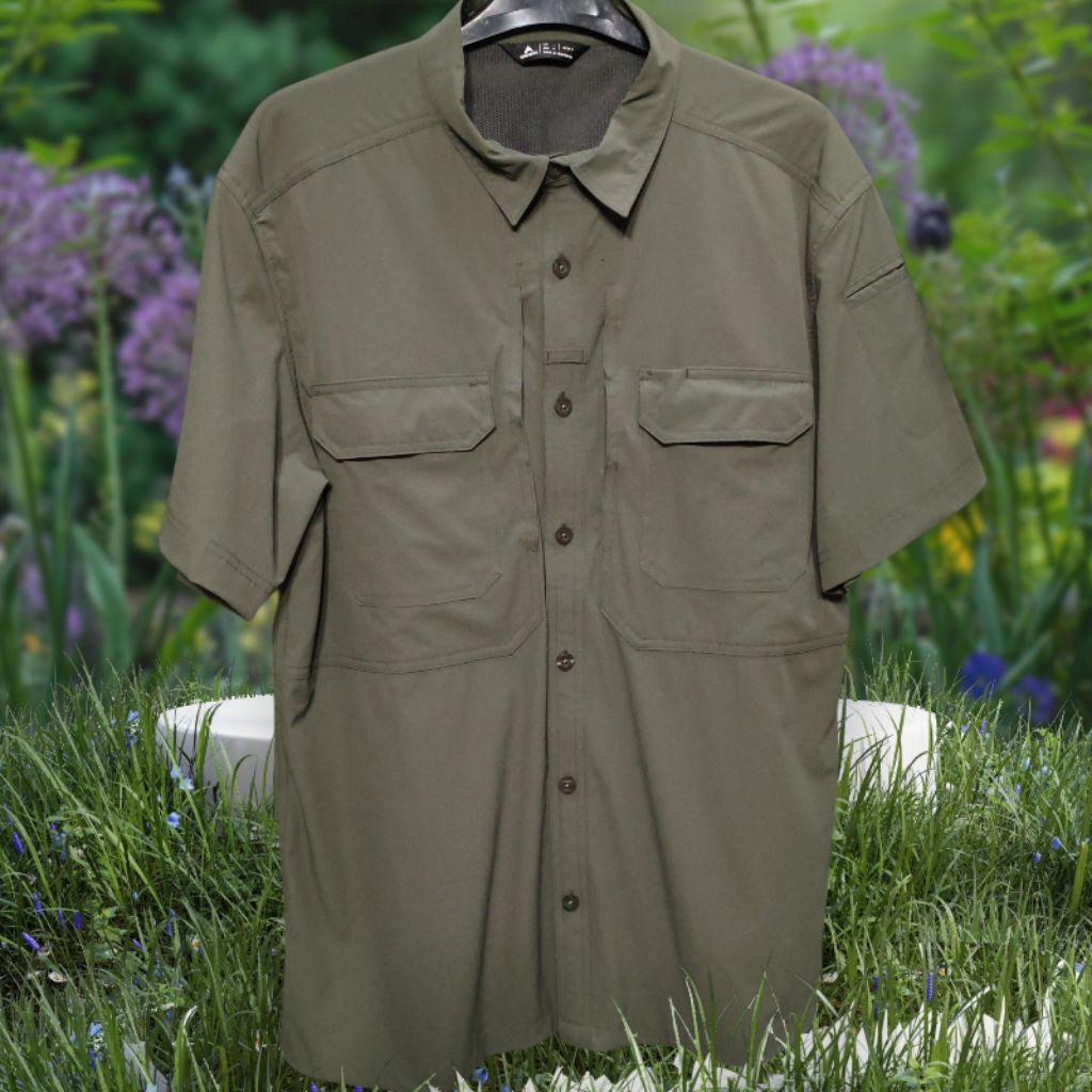 KEMEJA BAZAR QUICKDRY SHORT SHIRT ของแท้ 1989