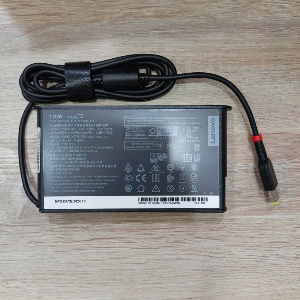 Lenovo Legion 5 15IMH05H Y7000P y7000se Y720-15 Thinkpad P50 P51 P70 P71 T440p 20V 8.5A (170W) USB S