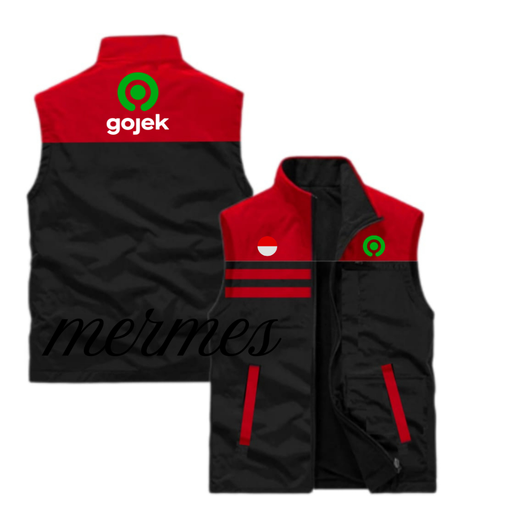 เสื้อแจ็คเก็ต Gojek ดั้งเดิม | เสื้อกั๊ก Gojek ดั้งเดิม