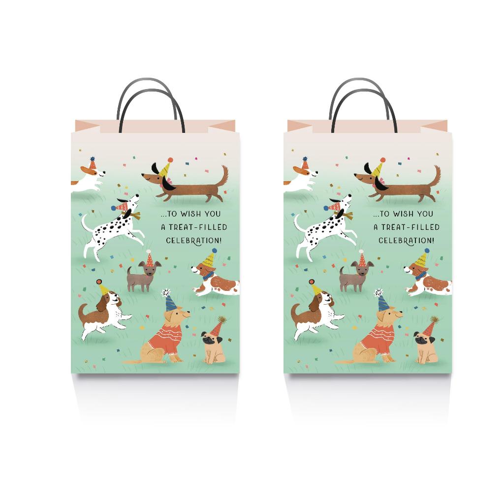 KRAFT PAPER BAG - MEDIUM PAPER BAG - BIRTHDAY - BA2232-HAL021