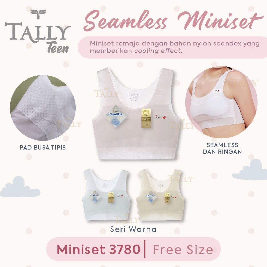TALLY Teenage Miniset 3780 Miniset Seamless Free Size