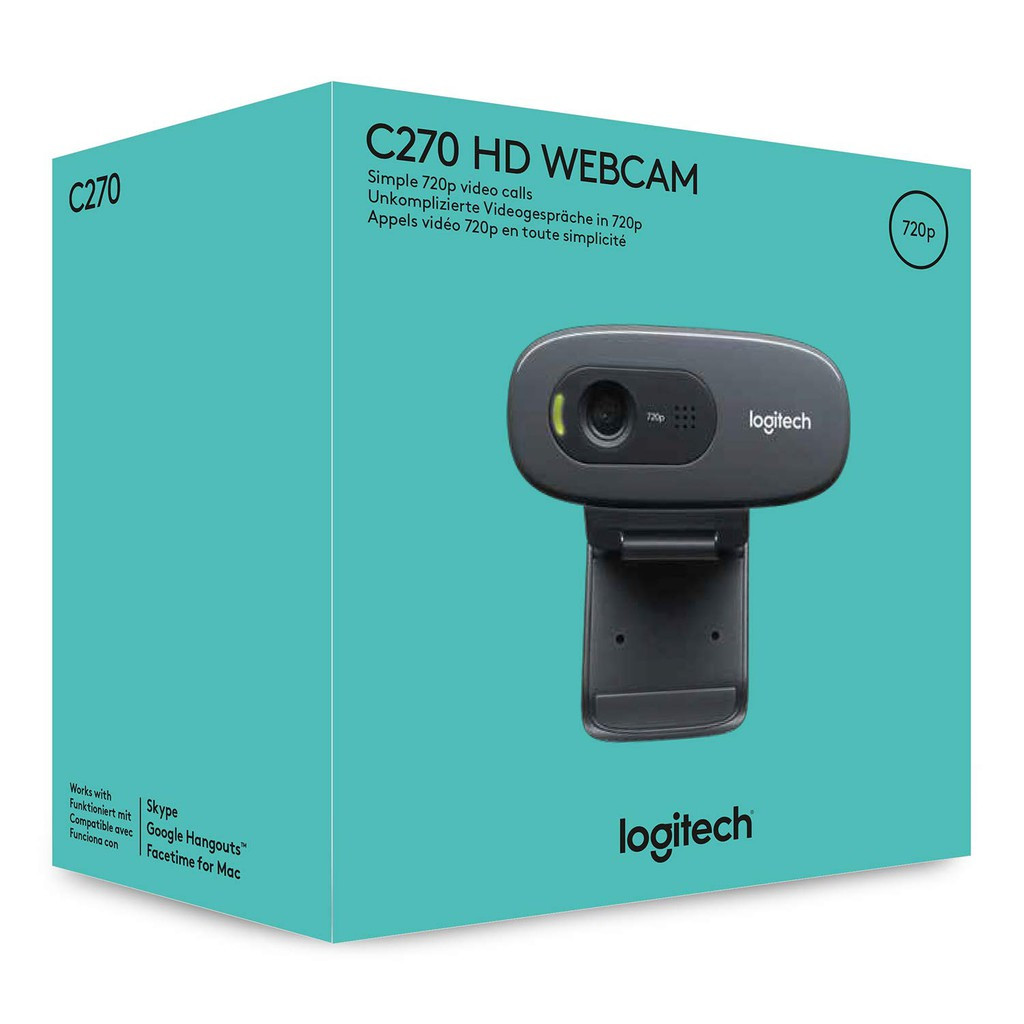 เว็บแคม Logitech C270 HD 720P