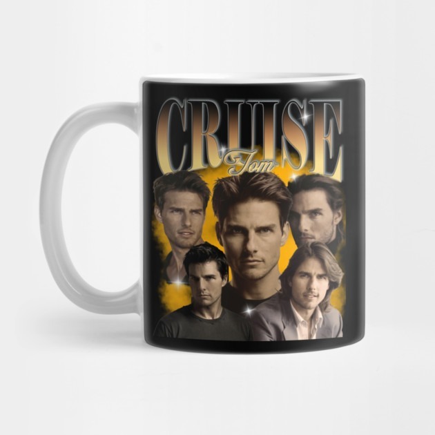 Tom Cruise Bootleg เสื้อยืดวินเทจ Tom Cruise แก้วกาแฟ