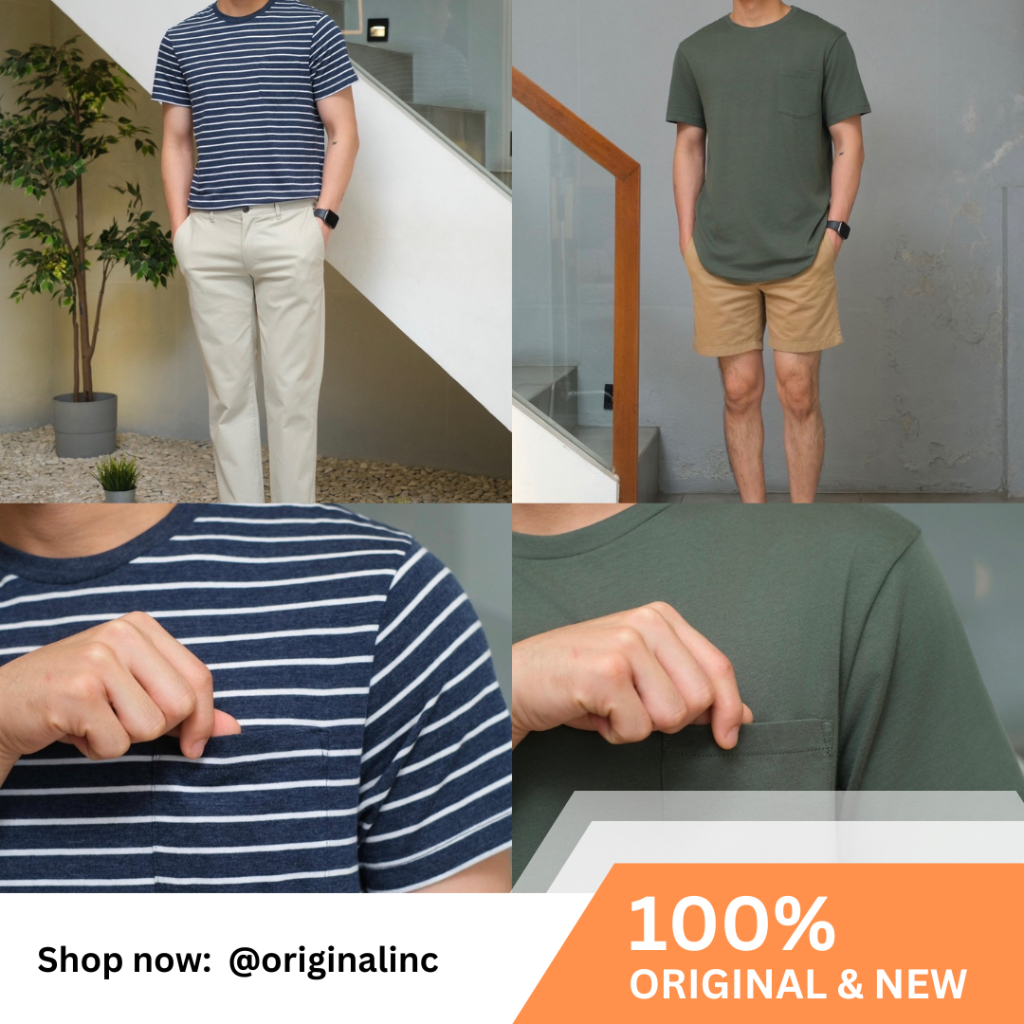 JC Slim Washed Pocket SS Tee JC-SST-01