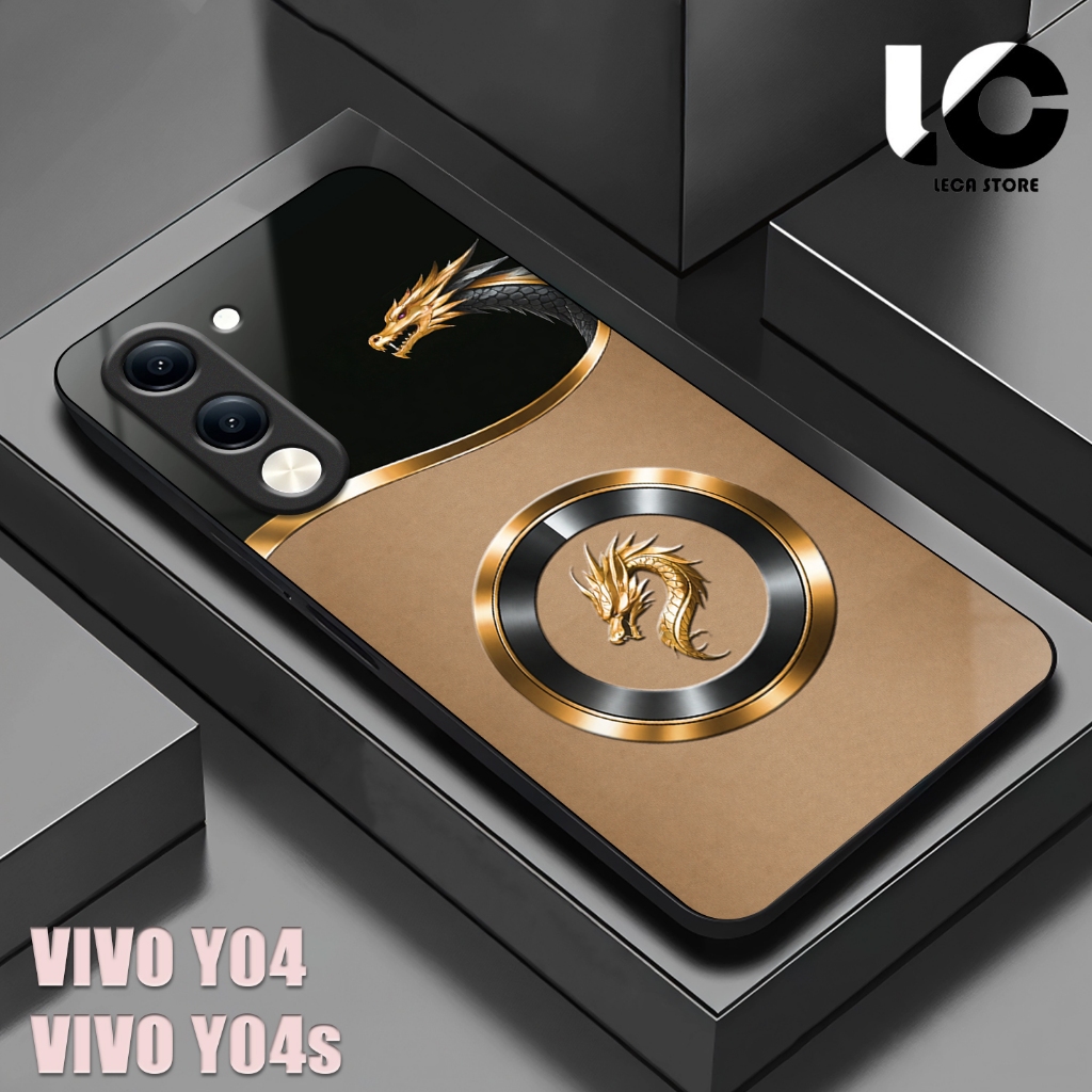 HP VIVO Y04 Softcase VIVO Y04S เคสเคลือบเงาปลอกกระจกเงาตัวป้องกันโทรศัพท์อุปกรณ์เสริมโทรศัพท์