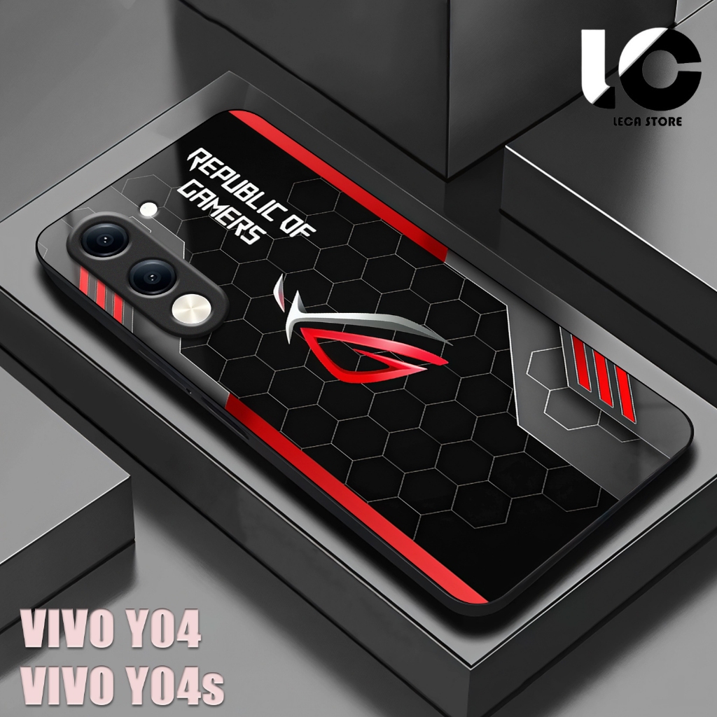 HP VIVO Y04 Softcase VIVO Y04S เคสเคลือบเงาปลอกกระจกเงาตัวป้องกันโทรศัพท์อุปกรณ์เสริมโทรศัพท์