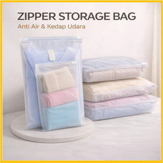 Zipper Lock / Zipper Bag / Zipper Storage Bag / Zipper Travel Pouch / Travel Pouch Serbaguna