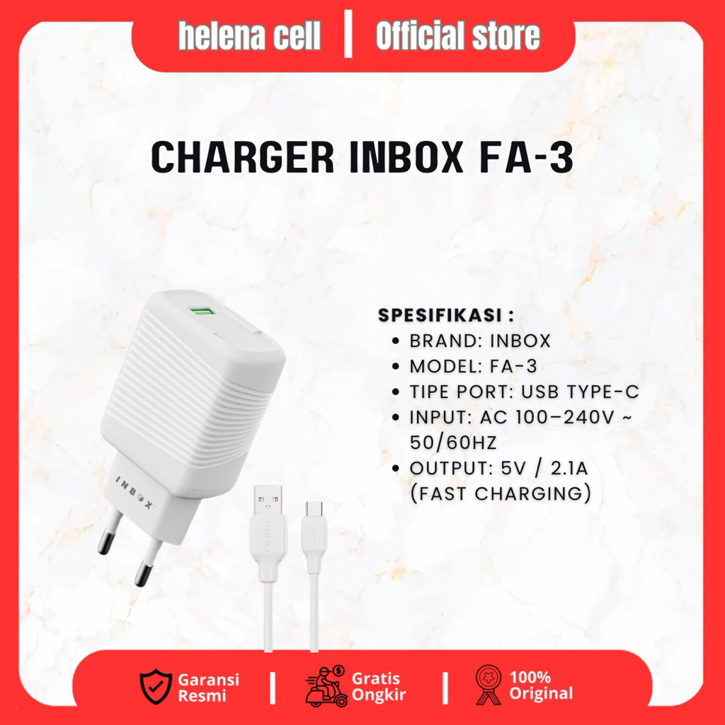 เครื่องชาร์จ Inbox Type-C FA-3